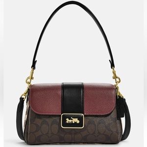 NWT COACH GRACE SHOULDER BAG In Signature Canvas